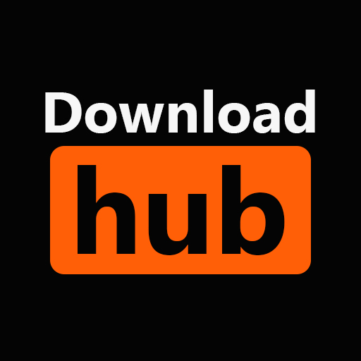 Download Videos wordmark with orange filmstrip, camera, and download arrow