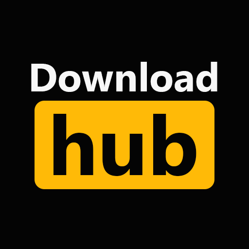 Download Videos wordmark with orange filmstrip, camera, and download arrow
