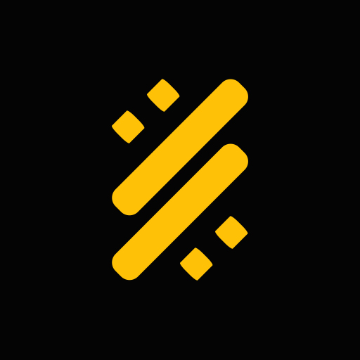 Download Hub wordmark with an orange rounded hub badge